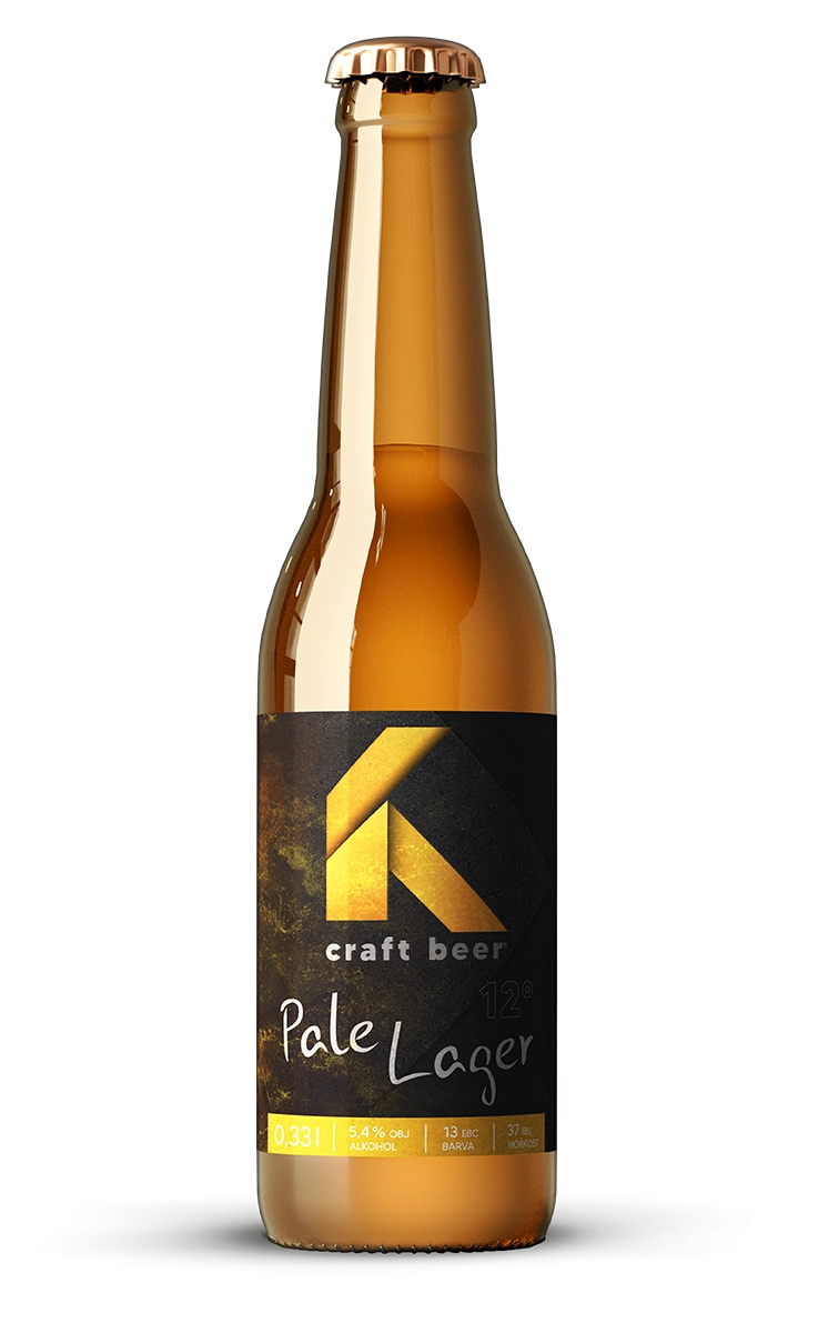 Pale Lager 12° sklo 0,33l